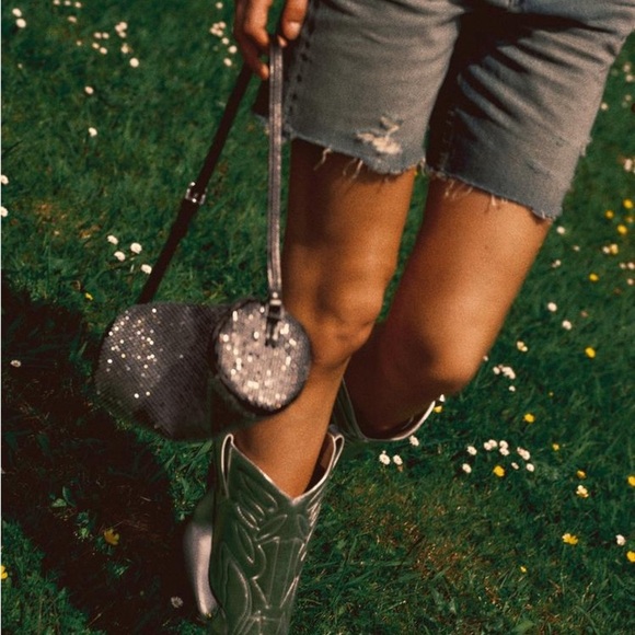 ZARA SHIMMERY DUFFEL BAG - Picture 2 of 7